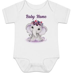 Flochil Custom Baby Onesie ، Onesie الشخصي للمولود الجديد ، والأطفال ، وأفضل هدية للبنين ، وحيدة الولادة