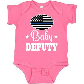 inktastic Sheriff Baby Deputy Law Enforcement Baby Bodysuit