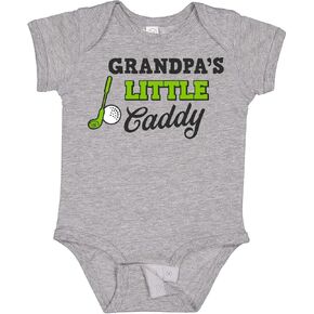 inktastic Grandpas Little Caddy with Golf Club and Ball Baby Bodysuit