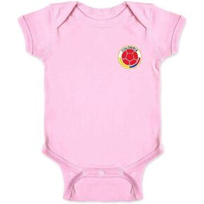 Pop Threads Colombia Futbol Soccer Retro National Team Sports Infant Baby Boy Girl Bodysuit