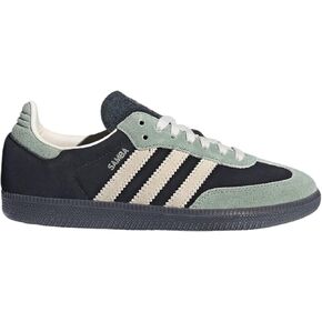 adidas Samba OG Womens Lifestyle Shoes (Core Black/Alumina/Silver Green)