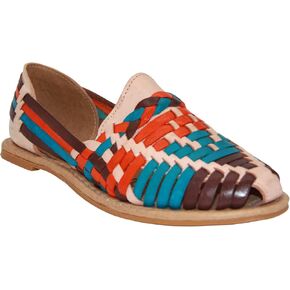 Womens Leather Traditional Huarache Sandal, Hand Woven Authentic Mexican Leather Huarache Sandal