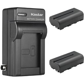 Kastar NP-F550 / NP-F570 AC Wall Battery Charger Replacement for LituFoto F50 Bi-Color LED Light Panel, LituFoto F50r RGB LED Light Panel, SmallRig P200 Bi-Color LED Light Panel