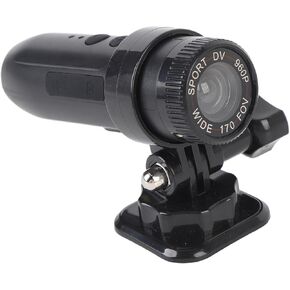 Asixxsix Action Camera, 1280 x 960 Full HD 170 Wide Angle Sports & Action Video Camera, Waterproof, Compact, Easy Mount for Bike Car Helmet, Travel, Hiking, Cycling