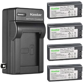 Kastar AC Wall Battery Charger استبدال لـ Sony Cyber-Shot DSC-V1 ، Cyber-Shot DSC-F77 ، Cyber-Shot DSC-F77E ، Cyber-Shot DSC-F77A ، Cyber-Shot DSC-FX77 ، Cyber-Shot DSC-P10 Cameras