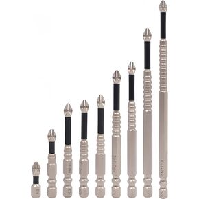 9 Pcs High Magnetic Screwdriver Drill Bit Set, New Strong Magnetic Durability Screwdriver Drill Bit Set, Anti-Slip Magnetic Electric Screwdriver Set