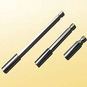 Pack of 3 2"/4"/6"" Magnetic Bit Extension Holder Quick Change 1/4" Hex Shank for Power Drill
