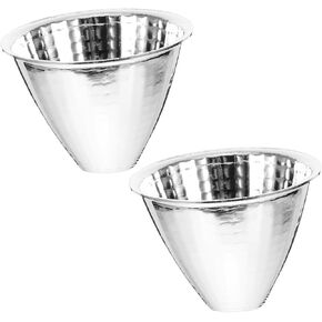 NUOBESTY 2pcs Led Flashlight Reflector Cup for Enhanced Light Distribution Comfortable Indoor and Outdoor Lighting Portable Design for Exploration and Camping Eye Comfort and Reduced Glare