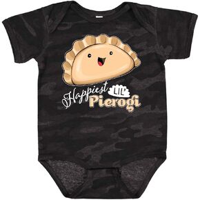 inktastic Happiest Lil' Pierogi Baby Bodysuit