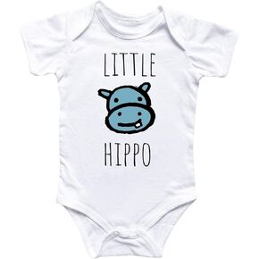 Hippo Hippopotamus - Baby Boy Girl Clothes Infant Bodysuit Funny Cute Newborn