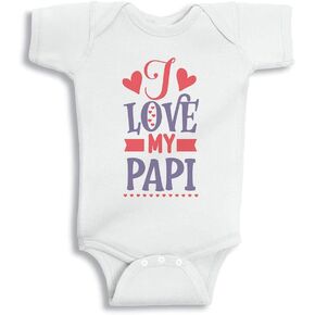 TATY Kids I Love My Papi Baby Infant Bodysuit