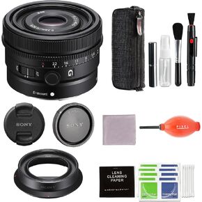 Sony FE 40mm F2.5 G Full-Frame Ultra-Compact G Lens Bundle with Pixel Advanced Accessories Blower, Cleaning Kit | Sony 40mm Lens