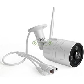 HD 5.0MP Bullet IP Camera WiFi Wireless Security CCTV Camera Fisheye Lens 180 Degrees View IR 20M Outdoor P2P APP CamHi Built-in 32GB SD Card