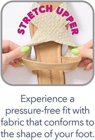 عرض Comfortview Wide Wide The Celestia Sling Sandal in Saudi Arabia