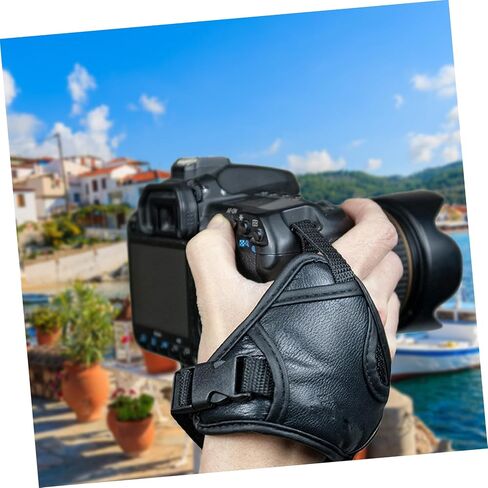 ARTIBETTER 2pcs Camera Wrist Strap Leather Hand Strap Hand Grip Hand Strap One Hand Camera Strap Wristlet Strap in Kuwait