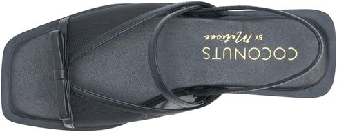Coconuts by Matisse Womens Tropea Mesh Flat Slingback Casual Sandals Casual - Black in Kuwait