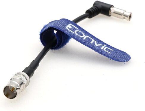 Eonvic High-Density HD-SDI Cable for Blackmagic Video Assist Right Angle Micro BNC Male to Standard BNC Female 30CM in Saudi Arabia