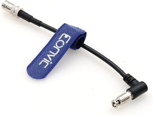 Eonvic High-Density HD-SDI Cable for Blackmagic Video Assist Right Angle Micro BNC Male to Standard BNC Female 30CM in Saudi Arabia