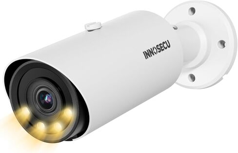 8MP AI PoE Camera, Outdoor Security IP Dome Camera, Smart Sound Alarm, Light Color Night Vision, AI Human/Vehicle Detection, Two Way Audio, 2.8mm Lens Wide Angle 110°, IND8BD97D in Kuwait