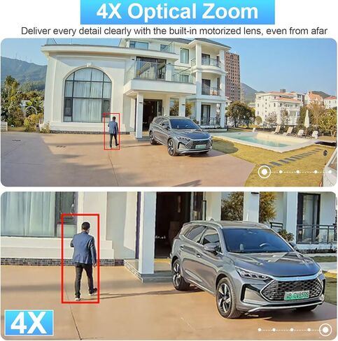 8MP AI PoE Camera, Outdoor Security IP Dome Camera, Smart Sound Alarm, Light Color Night Vision, AI Human/Vehicle Detection, Two Way Audio, 2.8mm Lens Wide Angle 110°, IND8BD97D in Kuwait