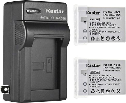 Kastar AC Wall Battery Charger Replacement for Canon PowerShot SD850 is, PowerShot SD870 is, PowerShot SD880 is, PowerShot SD890 is, PowerShot SD900 is, PowerShot SD950 is Cameras in Saudi Arabia
