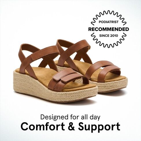 Abeo Solstice Strap Sandal | الدعم القوس الصنادل النسائية | صندل إسفين للنساء | نعل تقويم العظام المدمج in Saudi Arabia