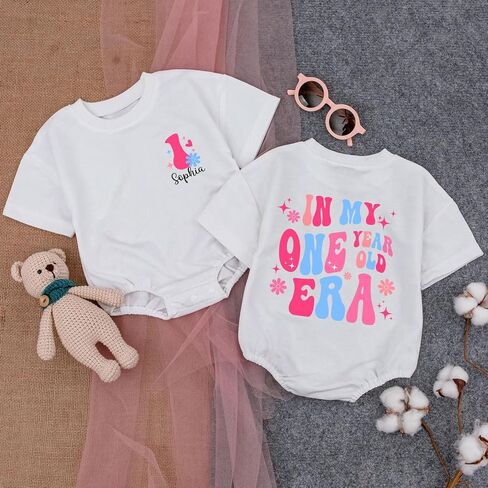 Personalized In My One Year Old Era Sweatshirt, One Year Old Girl Birthday Gifts, First Birthday Outfit in Saudi Arabia