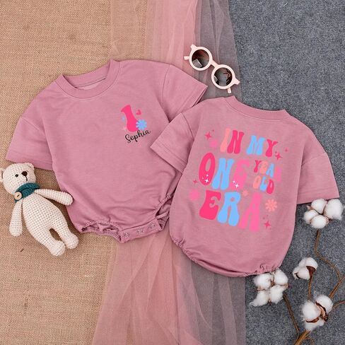 Personalized In My One Year Old Era Sweatshirt, One Year Old Girl Birthday Gifts, First Birthday Outfit in Saudi Arabia