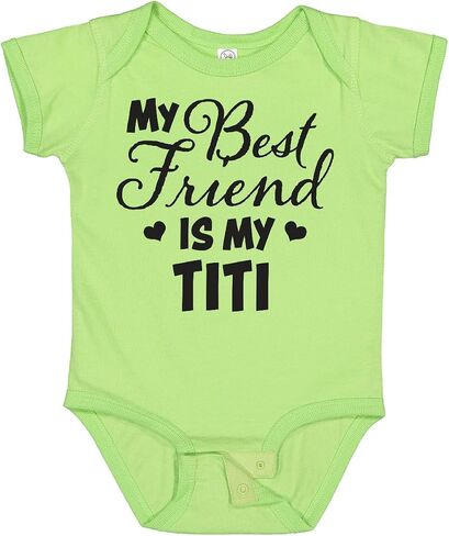 inktastic My Best Friend Is My Titi with Hearts Baby Bodysuit in Saudi Arabia