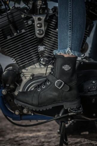 Harley-Davidson Footwear Women's Lornell 6 "Lace W/Strap Motorcycle Boot in Saudi Arabia