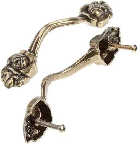 Vintage Cabinet Handles Pulls,drawer pulls, 2 pcs Kitchen Furniture Handles Cabinet Hardware Dresser Knobs Drawer Pull Zinc Alloy Handles Cupboard Wardrobe Door Pulls Drawer Knobs,Hole Distance 96 mm in Saudi Arabia