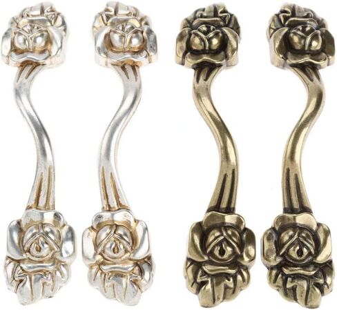 Vintage Cabinet Handles Pulls,drawer pulls, 2 pcs Kitchen Furniture Handles Cabinet Hardware Dresser Knobs Drawer Pull Zinc Alloy Handles Cupboard Wardrobe Door Pulls Drawer Knobs,Hole Distance 96 mm in Saudi Arabia
