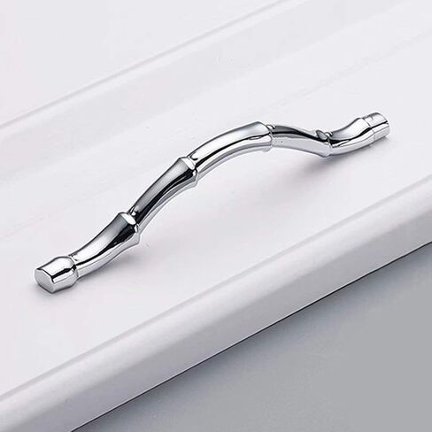 Vintage Cabinet Handles Pulls,drawer pulls, 2 pcs Door Cabinet Cupboard knob,Cabinet Drawer Pulls Furniture Handles Modern Zinc Alloy s Kitchen Cabinet Handle(Golden Hole Centers 128 mm) ( Color : Chr in Saudi Arabia