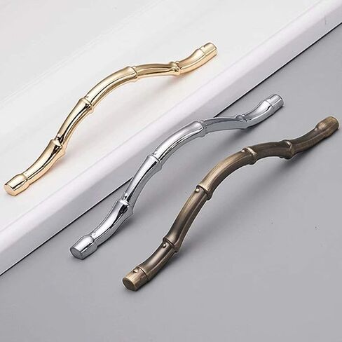 Vintage Cabinet Handles Pulls,drawer pulls, 2 pcs Door Cabinet Cupboard knob,Cabinet Drawer Pulls Furniture Handles Modern Zinc Alloy s Kitchen Cabinet Handle(Golden Hole Centers 128 mm) ( Color : Chr in Saudi Arabia