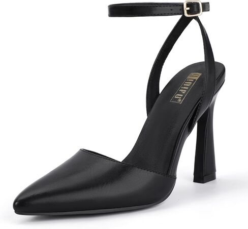 IDIFU IN4 Closed Toe Heels for Women High Stiletto Pointed Toe Heels Dressy Wedding Party Bridal Bride Prom Evening Work Dress Shoes Comfortable Formal Ankle Strap Sexy Slingback Pumps Shoes in Saudi Arabia