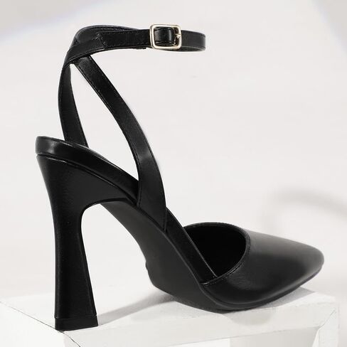 IDIFU IN4 Closed Toe Heels for Women High Stiletto Pointed Toe Heels Dressy Wedding Party Bridal Bride Prom Evening Work Dress Shoes Comfortable Formal Ankle Strap Sexy Slingback Pumps Shoes in Saudi Arabia