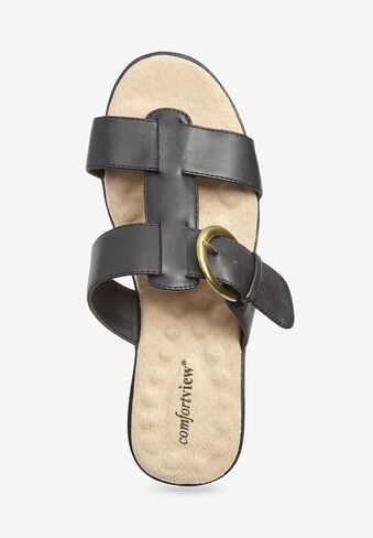 ComfortView Women's The Dawn Slip on Sandal (عرض واسع) in Saudi Arabia