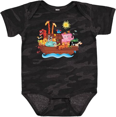 inktastic Animal Ark Bible Story Christian Baby Bodysuit in Saudi Arabia