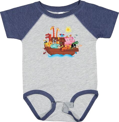 inktastic Animal Ark Bible Story Christian Baby Bodysuit in Saudi Arabia