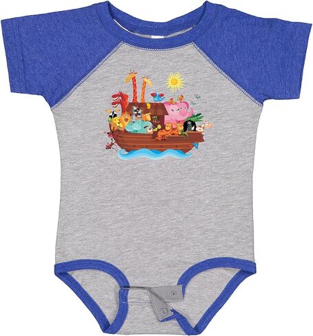 inktastic Animal Ark Bible Story Christian Baby Bodysuit in Saudi Arabia