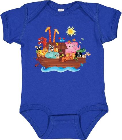 inktastic Animal Ark Bible Story Christian Baby Bodysuit in Saudi Arabia