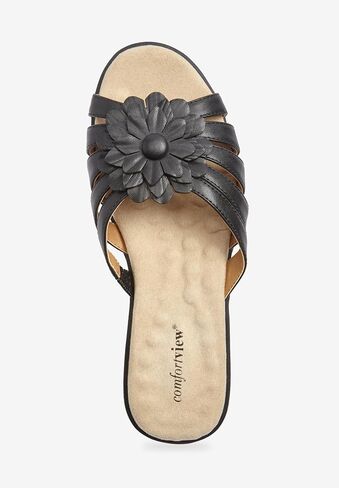 Comfortview Women's Wide Width The Abigail Sandal in Kuwait