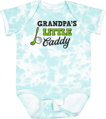 inktastic Grandpas Little Caddy with Golf Club and Ball Baby Bodysuit in Saudi Arabia