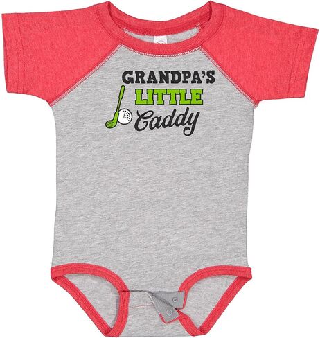 inktastic Grandpas Little Caddy with Golf Club and Ball Baby Bodysuit in Saudi Arabia