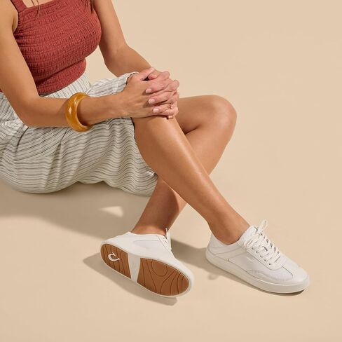 OLUKAI Ha'upu Hulu Women’s Court Sneakers, Tennis Shoes for Everyday Wear, All-Day Comfort & Supportive Shoe in Saudi Arabia