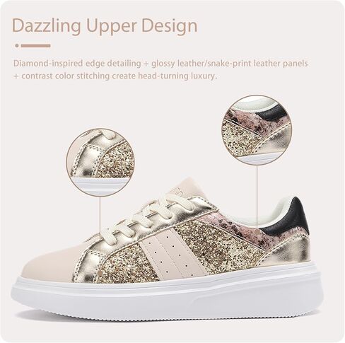 Womens Casual Shoes Comfortable Fashion Sneakers Lace-up Shoes in Saudi Arabia