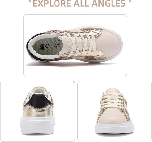 Womens Casual Shoes Comfortable Fashion Sneakers Lace-up Shoes in Saudi Arabia
