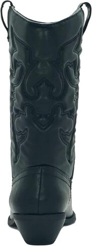 Soda Women's Red Reno Western Cowboy Pointed Toe Knee High Pull On Boots in Saudi Arabia