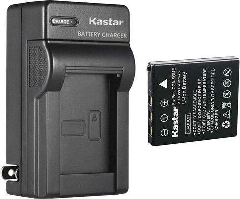 استبدال شاحن بطارية الجدار Kastar AC لـ Panasonic CGA-S004 ، CGA-S004A ، CGA-S004A/1B ، CGA-S004E/1B ، DMW-BCB7 ، DE-992 ، DE-992A Charger ، Panasonic LUMIX DMC-FX2 ، LUMIX DMC-FX7 in Kuwait