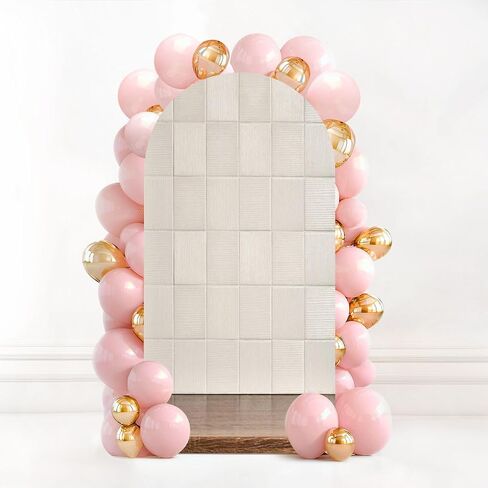 7.2FT Wedding Arch Backdrop Cover Empty Room lamp Spandex Fitted Round Top Arch Stand Covers for Birthday Party Baby Shower Banquet Decoration in Saudi Arabia